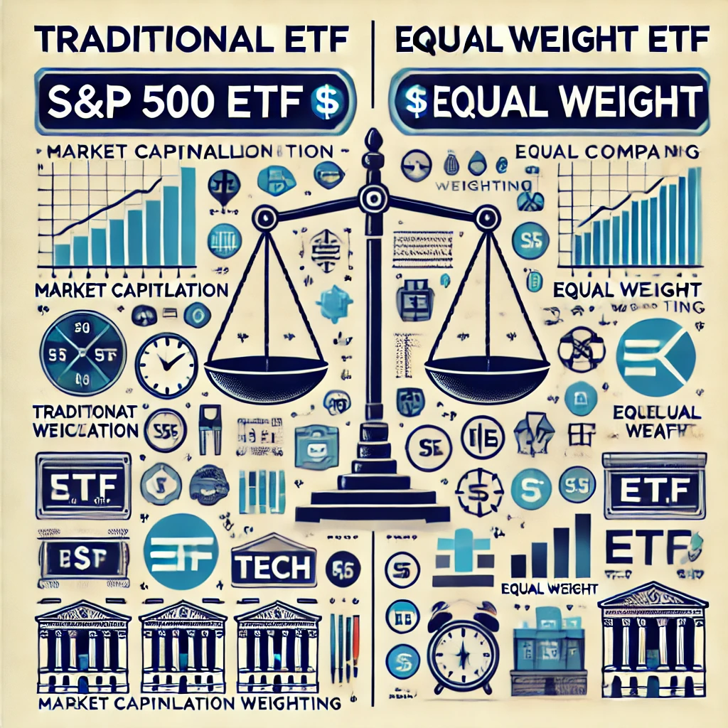 ETF S&P 500 traditionale VS ETF S&P 500 equal weight